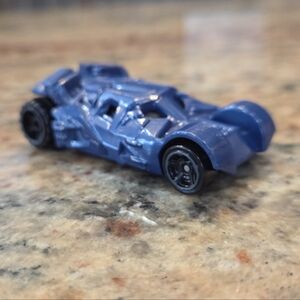 The Dark Knight Batmobile Hot Wheels 2019 Batman #153 Matte Blue 1:64 Loose